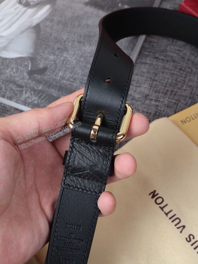 LV皮帶 經典LV腰帶系列 路易威登壓紋牛皮男士腰帶  xfp2113